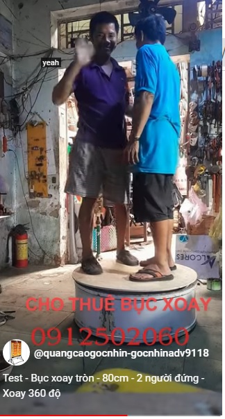 Bục Xoay Tròn 360°