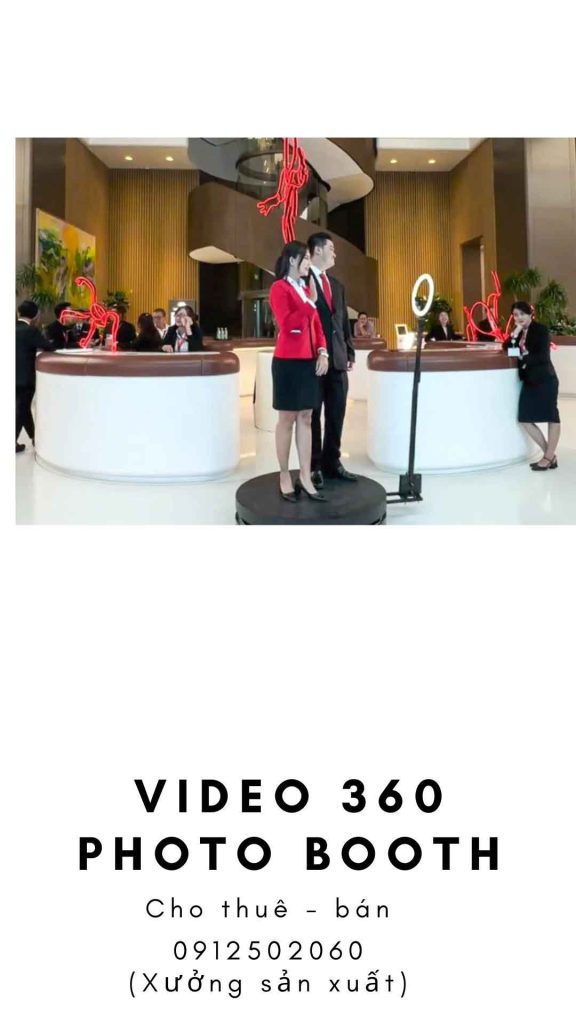 quảng cáo sự kiện hiệu quả sử dụng 360 độ video photobooth