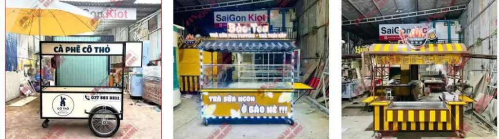 Xe trà sữa đẹp take away