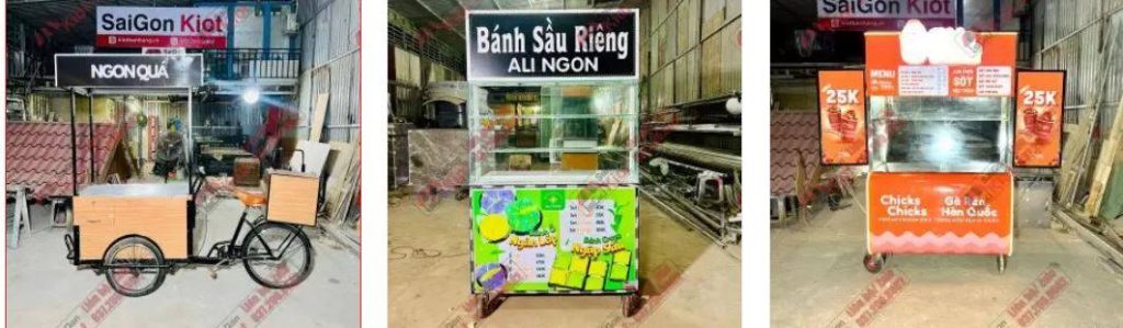 xe bán bánh mang đi đẹp