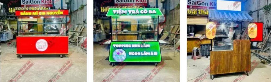 xe trà toping mix đẹp