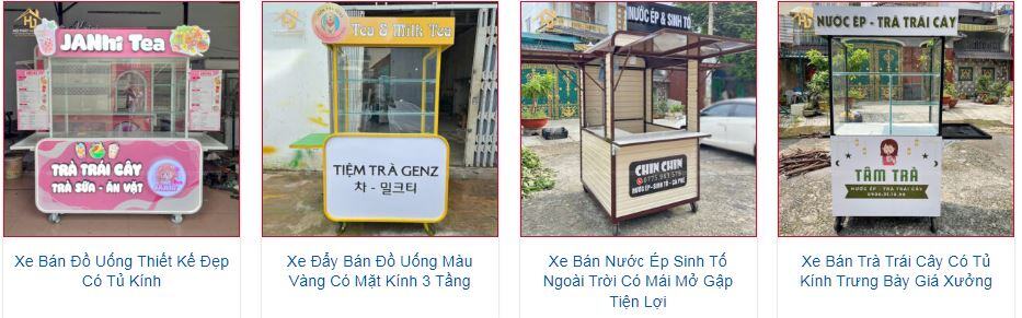 TOP 30+ Quầy Take Away, Xe Bán Hàng Di Động...tại TP.Hồ Chí Minh 30 mẫu xe take away tham khao (1)