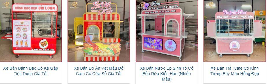 TOP 30+ Quầy Take Away, Xe Bán Hàng Di Động...tại TP.Hồ Chí Minh 30 mẫu xe take away tham khao (1)