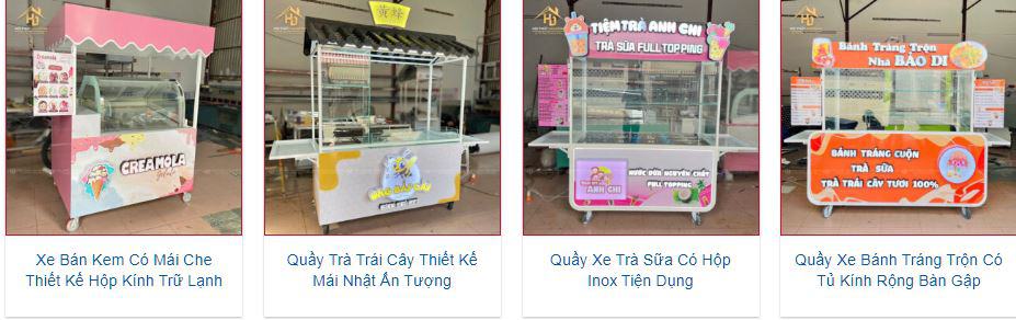 TOP 30+ Quầy Take Away, Xe Bán Hàng Di Động...tại TP.Hồ Chí Minh 30 mẫu xe take away tham khao (1)