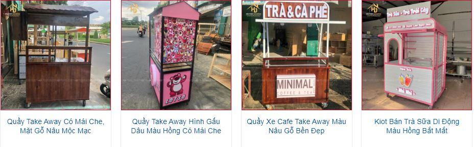 TOP 30+ Quầy Take Away, Xe Bán Hàng Di Động...tại TP.Hồ Chí Minh 30 mẫu xe take away tham khao (1)