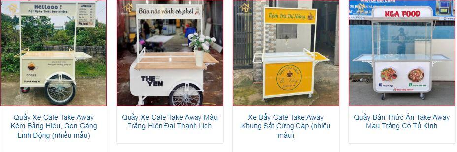 TOP 30+ Quầy Take Away, Xe Bán Hàng Di Động...tại TP.Hồ Chí Minh 30 mẫu xe take away tham khao (1)