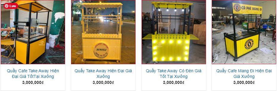 TOP 30+ Quầy Take Away, Xe Bán Hàng Di Động...tại TP.Hồ Chí Minh 30 mẫu xe take away tham khao (1)