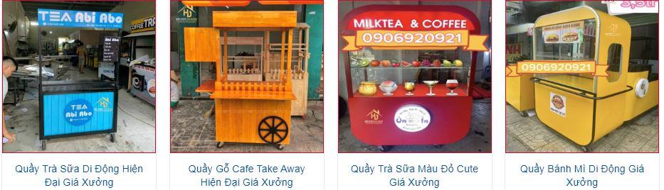 TOP 30+ Quầy Take Away, Xe Bán Hàng Di Động...tại TP.Hồ Chí Minh 30 mẫu xe take away tham khao (1)