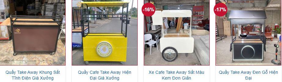 TOP 30+ Quầy Take Away, Xe Bán Hàng Di Động...tại TP.Hồ Chí Minh 30 mẫu xe take away tham khao (1)