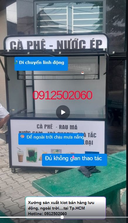 mẫu kiot bán hàng đẹp
