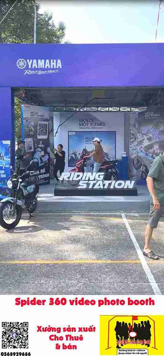 ý tưởng ra mắt sản phẩm mới với spider 360 video photo booth