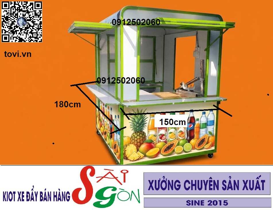 Xe quảng cáo lưu động thiết kế tại Hóc Môn
