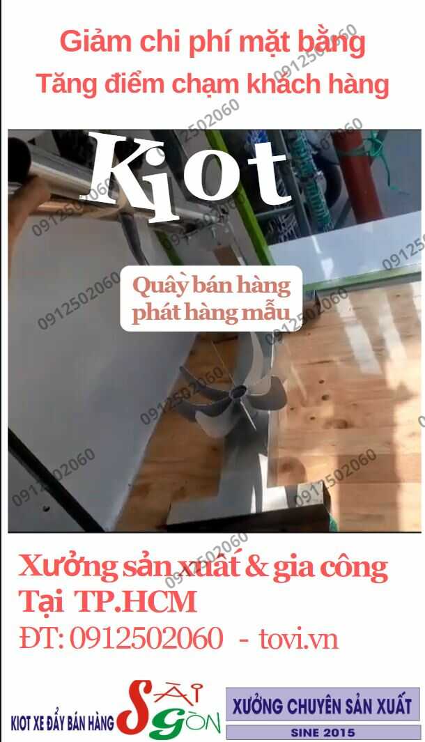 GIẢI PHÁP KINH DOANH LƯU ĐỘNG ĐỘT PHÁ: KI-ỐT VÀ XE ĐẨY BÁN HÀNG SẢN XUẤT THEO YÊU CẦU TẠI TP.HCM Booth sampling cho thuê tphcm