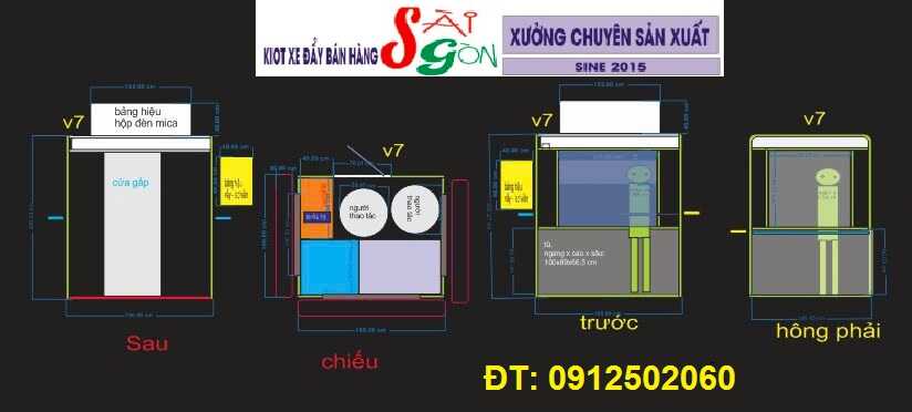 GIẢI PHÁP KINH DOANH LƯU ĐỘNG ĐỘT PHÁ: KI-ỐT VÀ XE ĐẨY BÁN HÀNG SẢN XUẤT THEO YÊU CẦU TẠI TP.HCM Quầy bán hàng di động giá rẻ