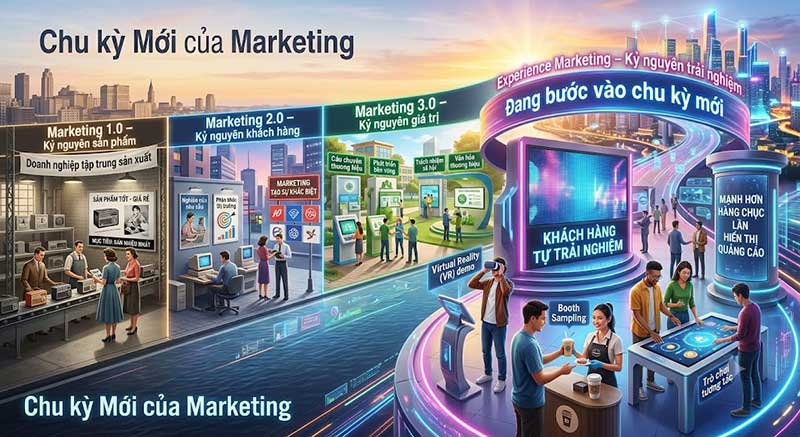 chu kỳ marketing mới