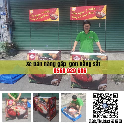 quầy booth 80cm gấp gọn cho thuê
