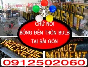 sửa chữa chữ tròn gắn bóng đèn tròn