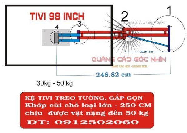 Giá Treo Tivi Xoay Đa Năng