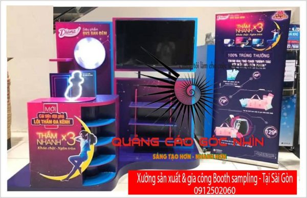 Xưởng gia công booth sampling sài gòn