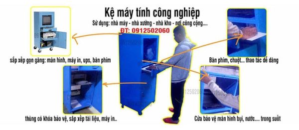 tủ vi tính cho nhà xưởng