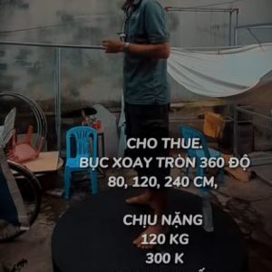 bục xoay tròn loại lớn 120cm cho thuê