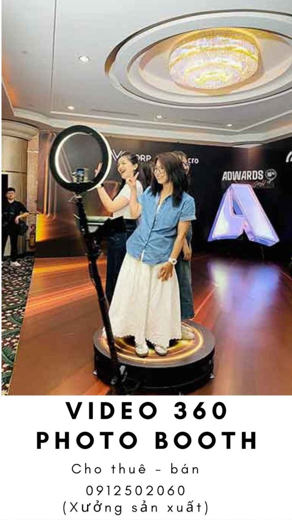 quảng cáo sự kiện hiệu quả sử dụng 360 độ video photo booth