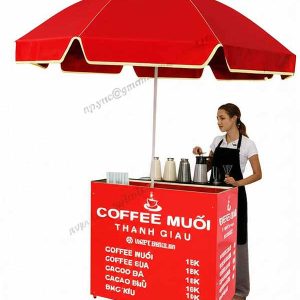 xe cà phê gấp gọn