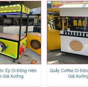 TOP 30+ Quầy Take Away, Xe Bán Hàng Di Động...tại TP.Hồ Chí Minh