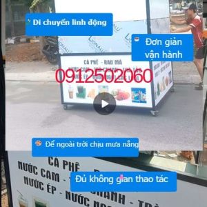 quầy kiot bán hàng ngoài trời