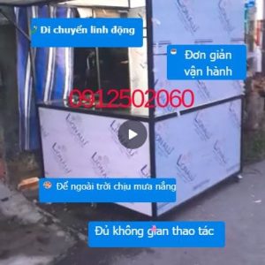 xe đẩy bán hàng lưu động