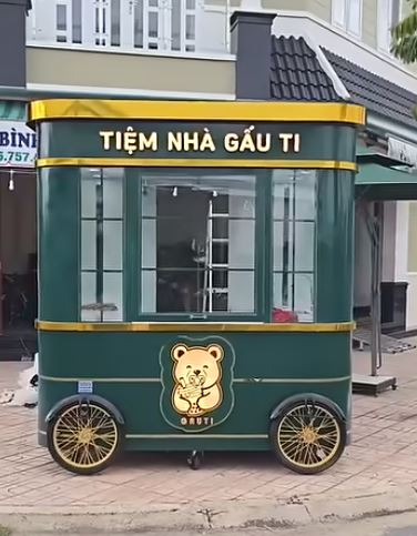 mẫu xe trà sữa đẹp tham khảo