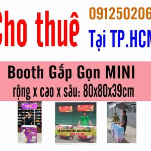 Mẫu Booth Gấp Gọn MINI