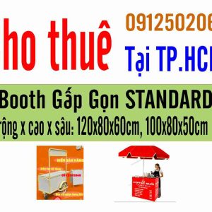 Mẫu Booth Gấp Gọn STANDARD