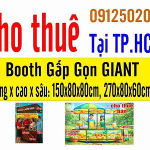 Mẫu Booth Gấp Gọn STANDARD