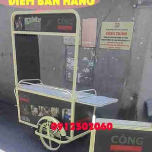 Hình ảnh xe cafe take away hoạt động thực tế tại các tuyến đường, khu dân cư – Xu hướng kinh doanh di động phát triển mạnh.
