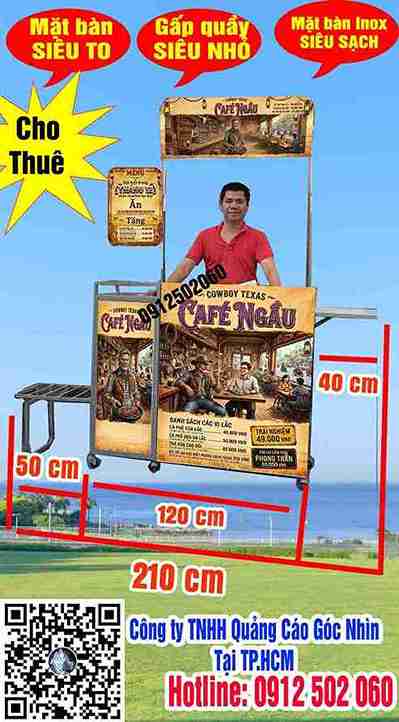 Thuê quầy booth gấp gọn